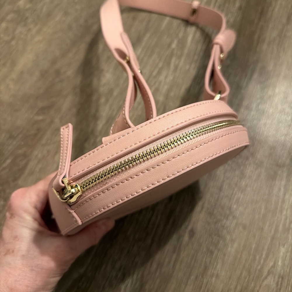 The Wolf Gang Circle Women’s Light Pink Leather Belt Bag Australia - Picture 4 of 10
